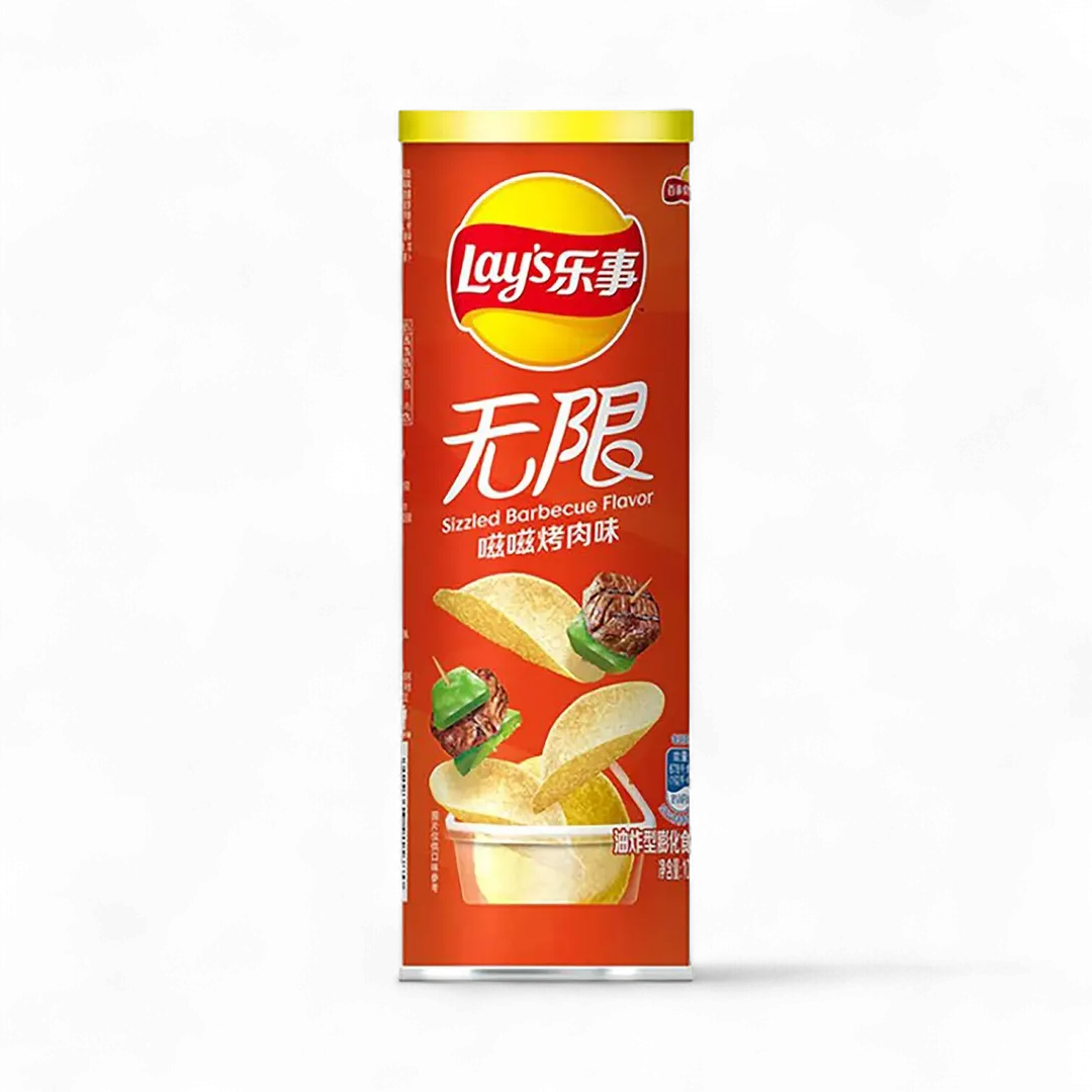 Lays Stax Sizzled BBQ 90g (China)