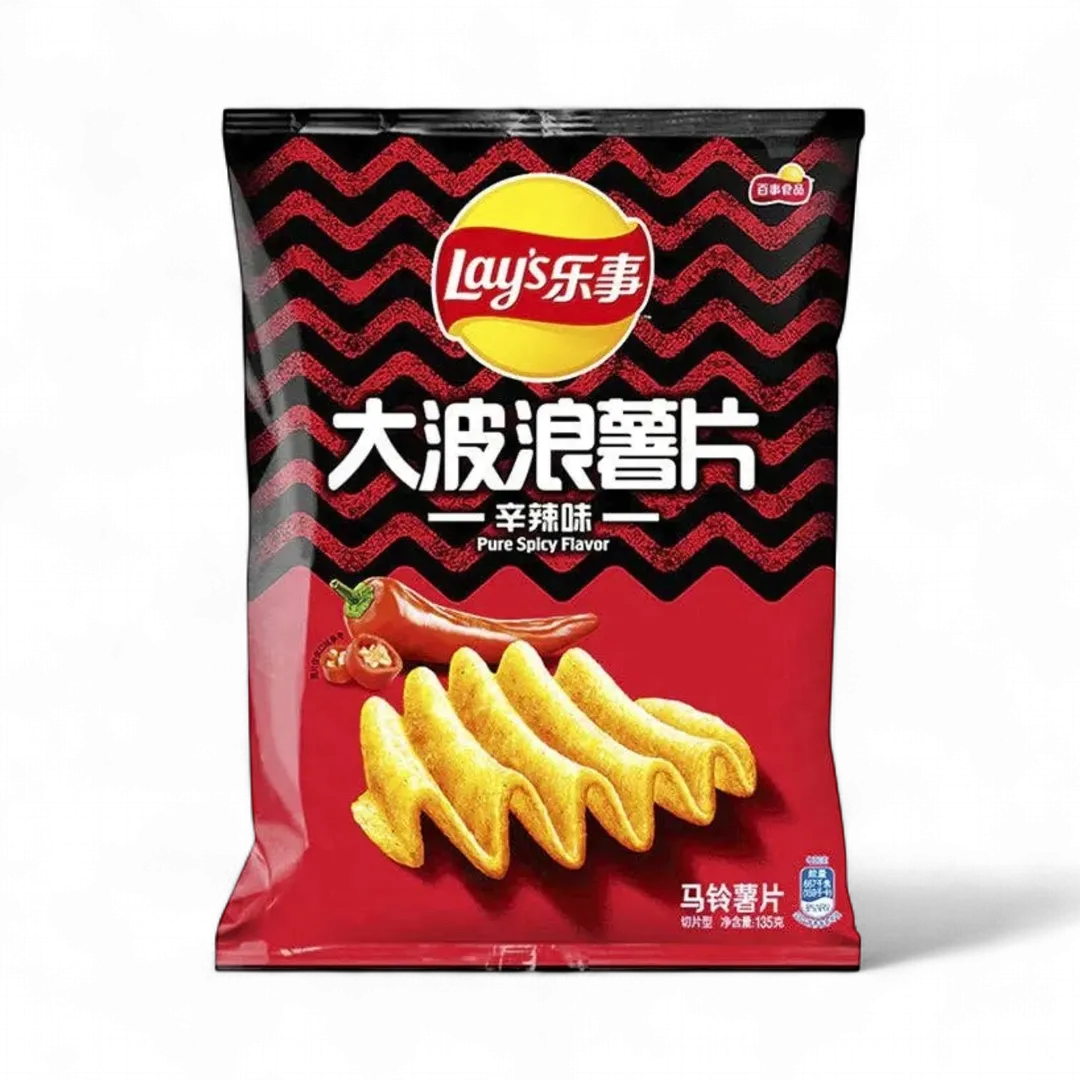 Lays Wavy Pure Spicy 70g (China)