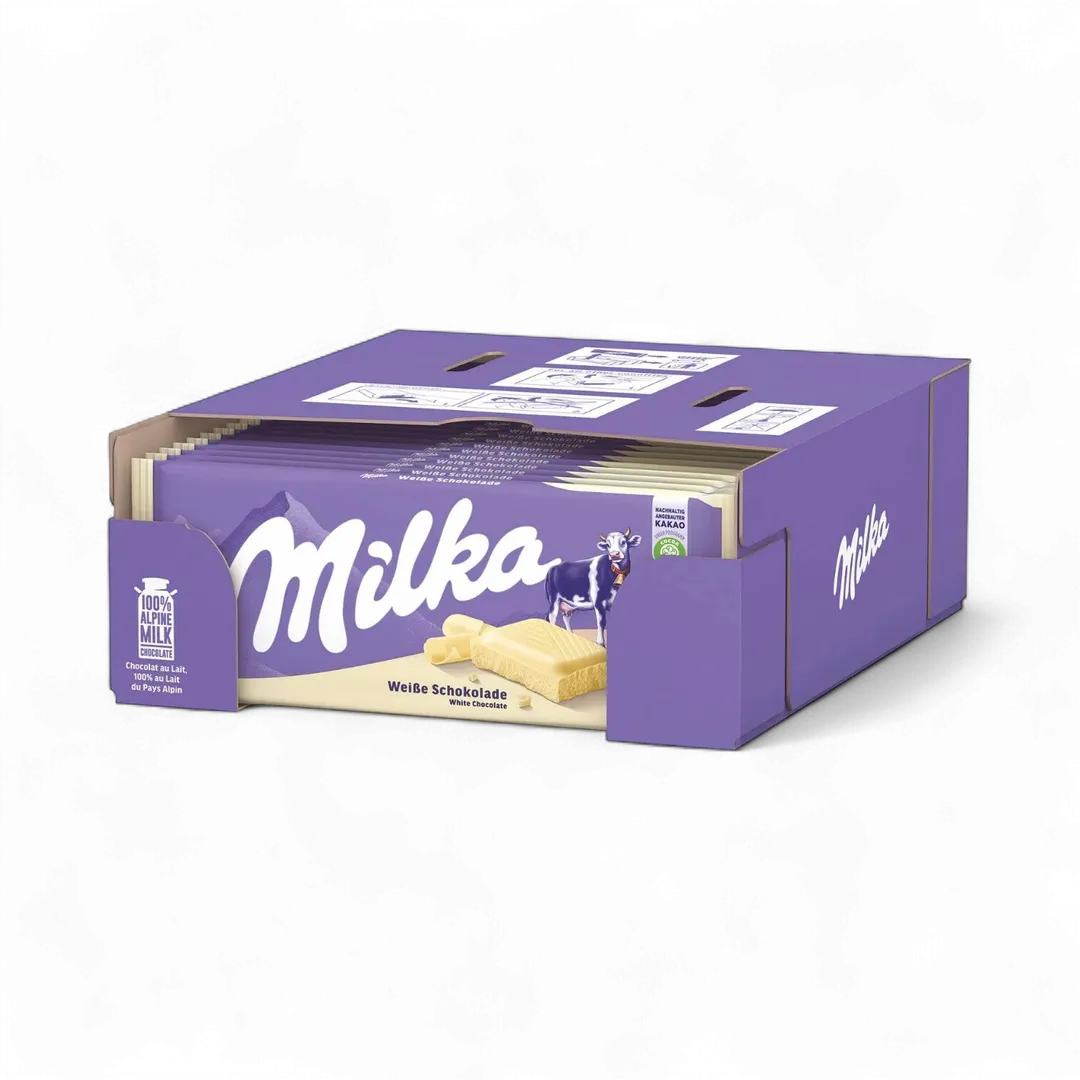 Milka White Chocolate 90g (Germany)