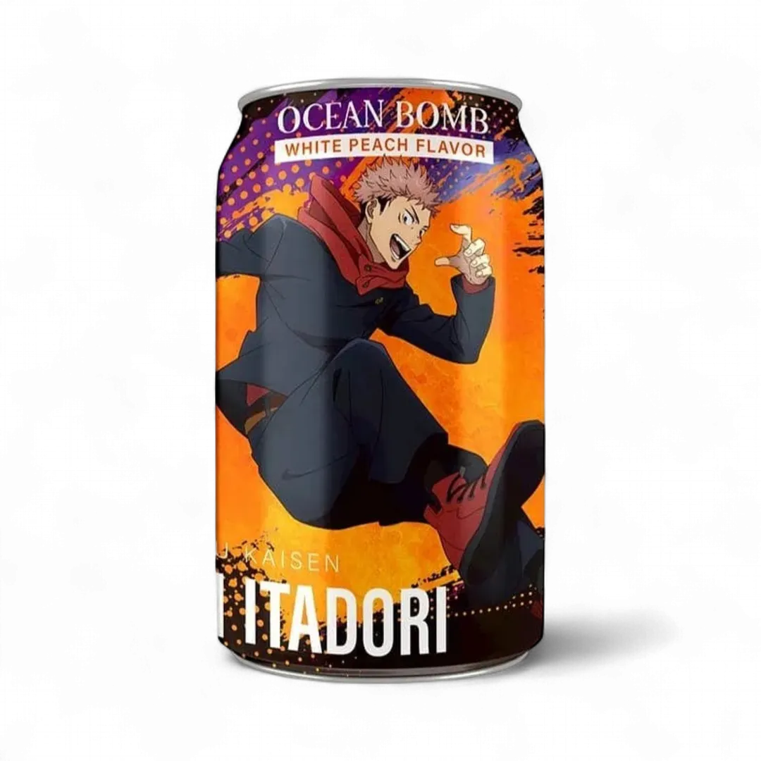 Ocean Bomb - Jujutsu Kaisen White Peach Soda 330ml (Taiwan)