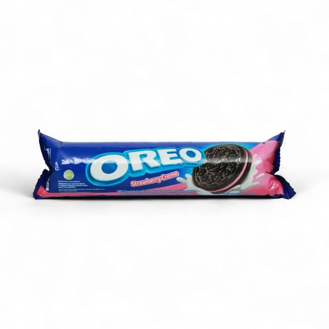 Oreo Strawberry Cream Sandwich Cookies (Vietnam)