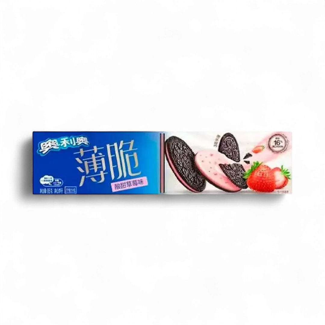 Oreo Ultra Thin Biscuit Sour Strawberry (China)