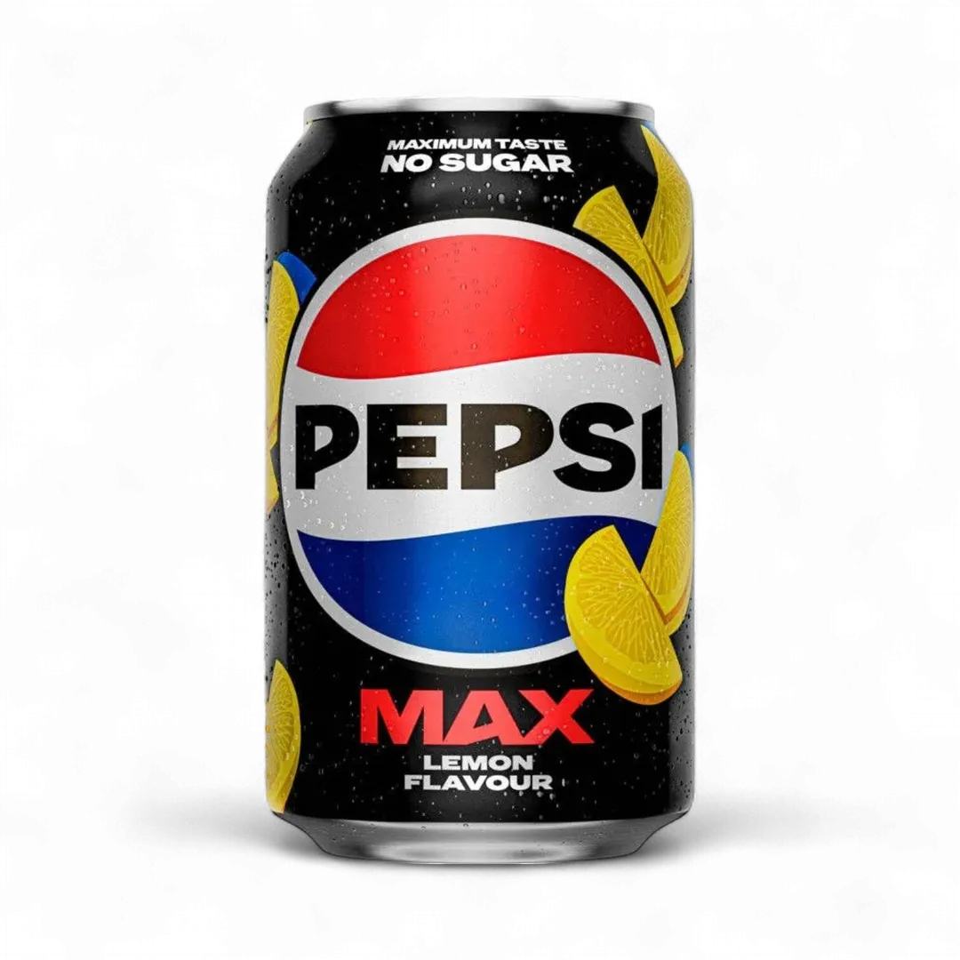 Pepsi Max Lemon No Sugar 330ml (European)