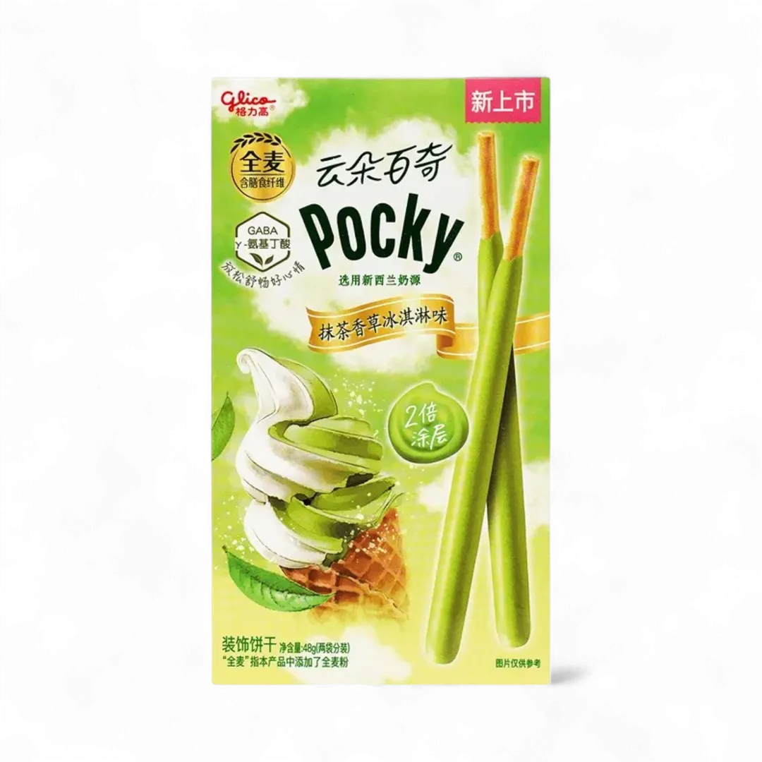 Pocky Matcha Vanilla Ice Cream 48g (China)