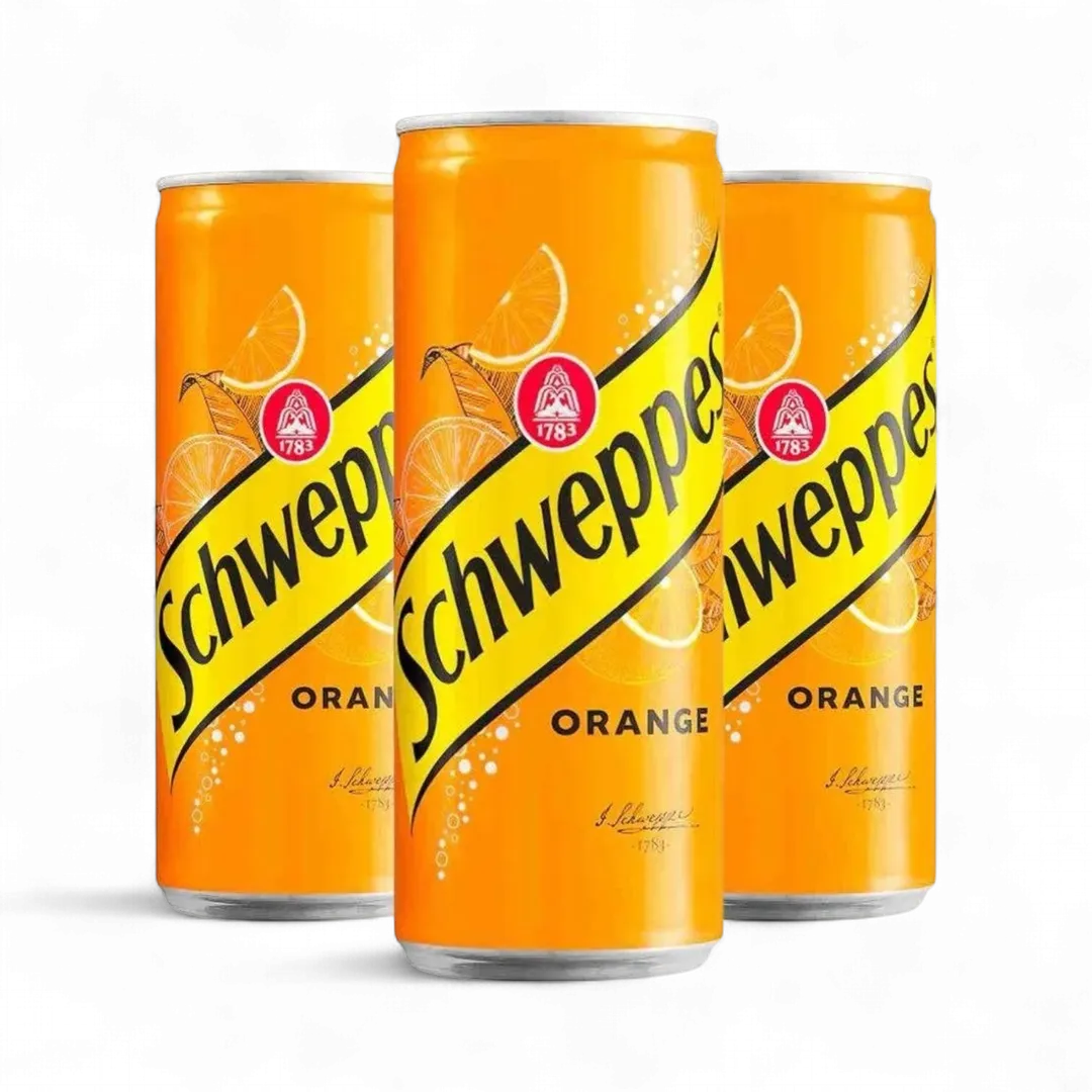 Schweppes Orange Soda 330ml (Poland)