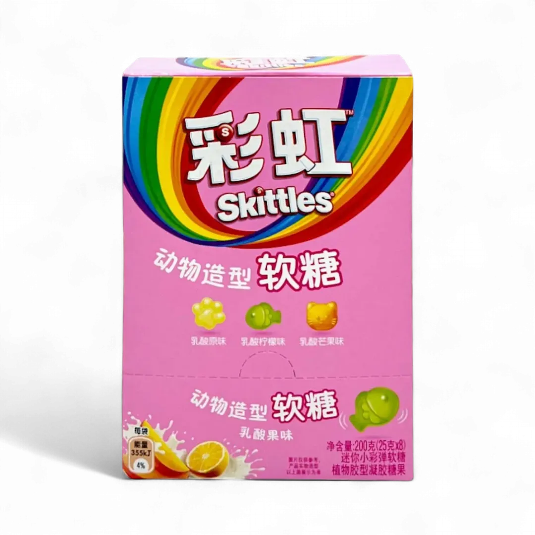 Skittles Mini - Animal Shaped Gummy Mix Fruit 25g (8pk) (China)