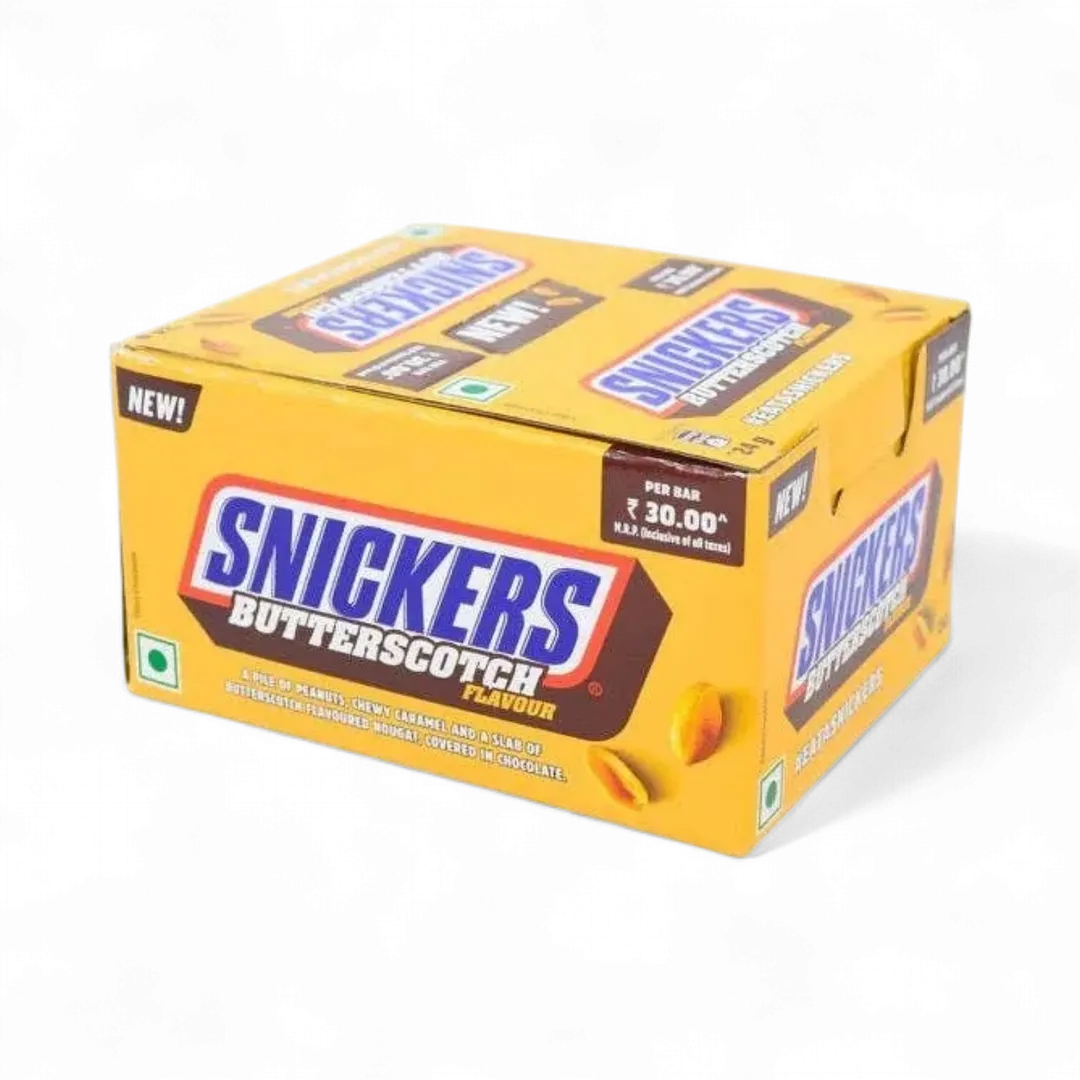 Snickers Butterscotch Single Bar Box of 15 x40g