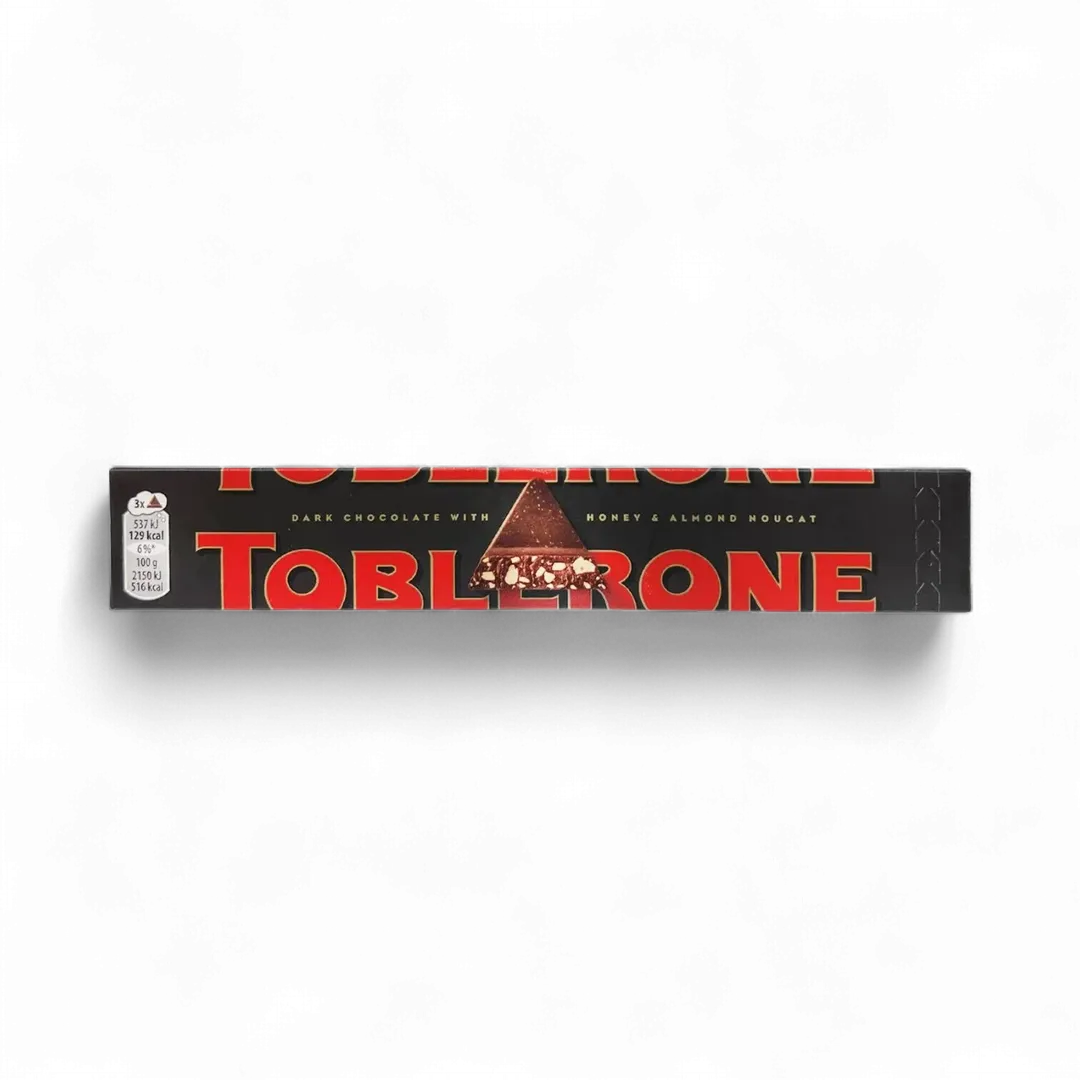 Toblerone Dark Chocolate w/ Honey & Almond Nougat 100g