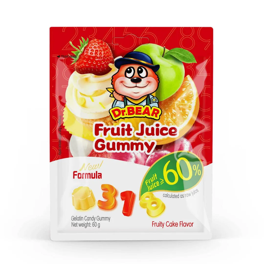 XFJ Dr. Bear Fruit Cake Juicy Gummy 10pck (China)