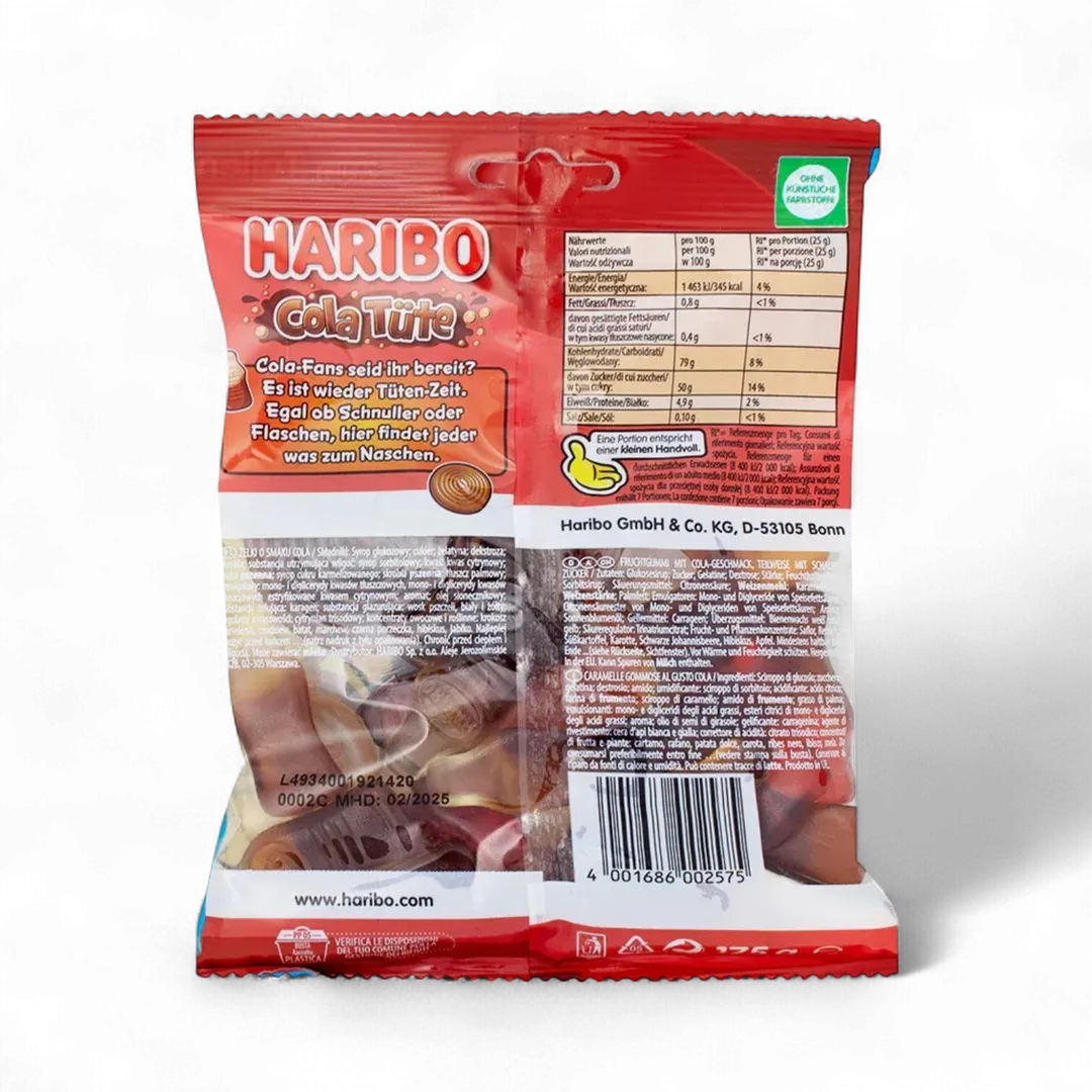 Haribo Cola Tuete 175g (Germany)