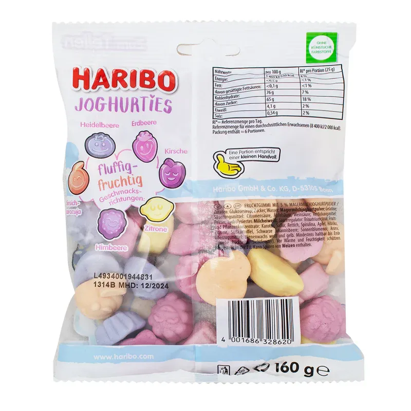 Haribo Joghurties 160g (Germany)