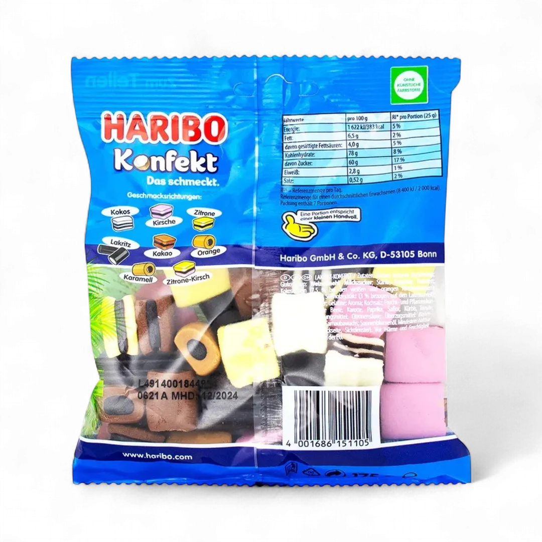 Haribo Konfekt Lakritz 175g (Germany)