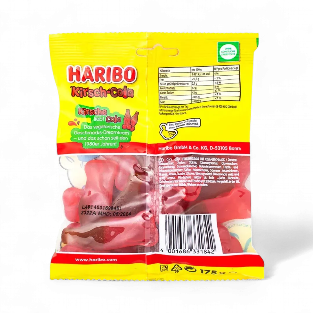 Haribo Kirsch Cola 175g (Germany)