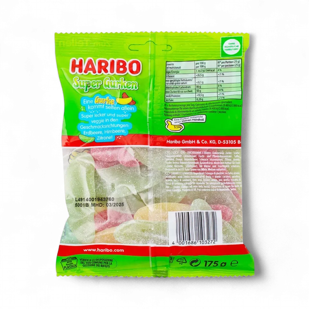 Haribo Super Gurken 175g (Germany)
