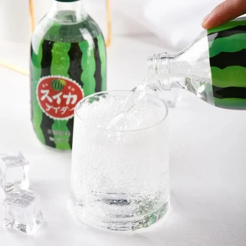 Tomomasu Watermelon Soda 300ml Glass Bottle (Japan)