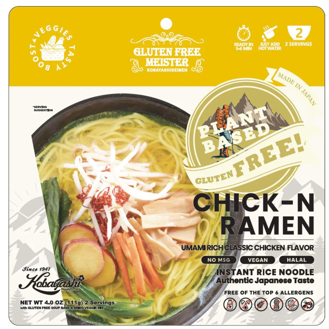 Outdoor Ramen-CHICK-N 12pk (Vegan/Gluten Free/No MSG)
