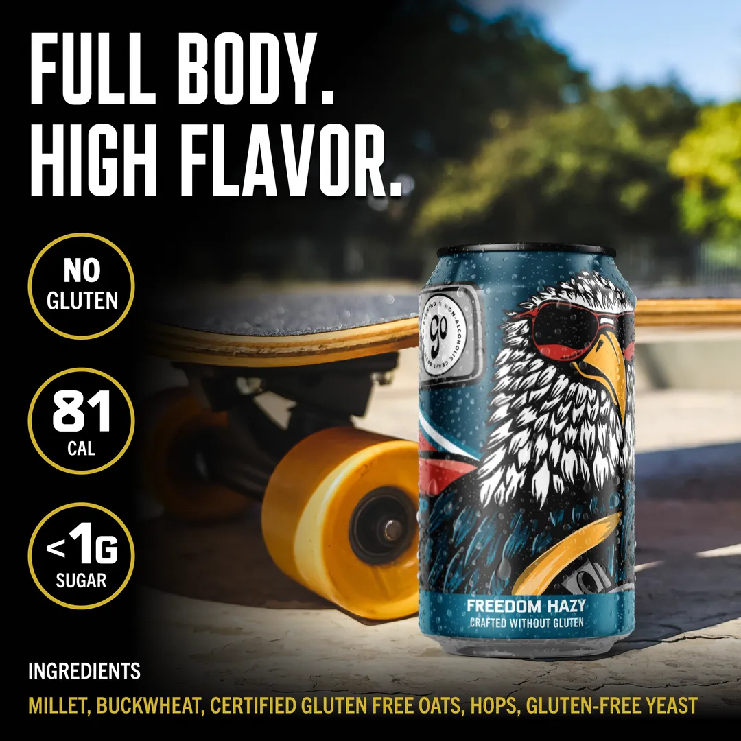 Freedom Hazy IPA - Without Gluten - 6 Pack