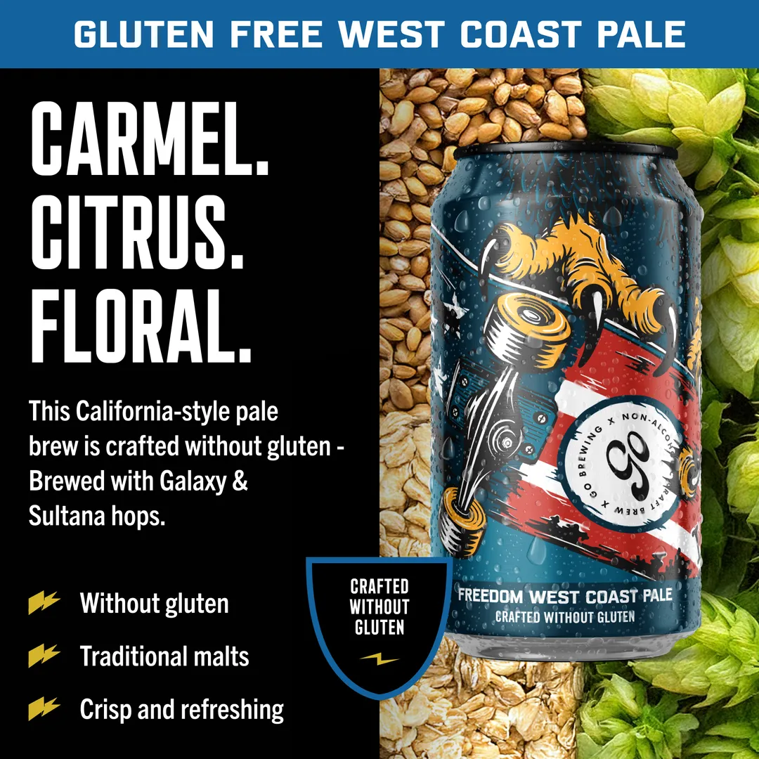 Freedom West Coast Pale - Without Gluten - 6 Pack
