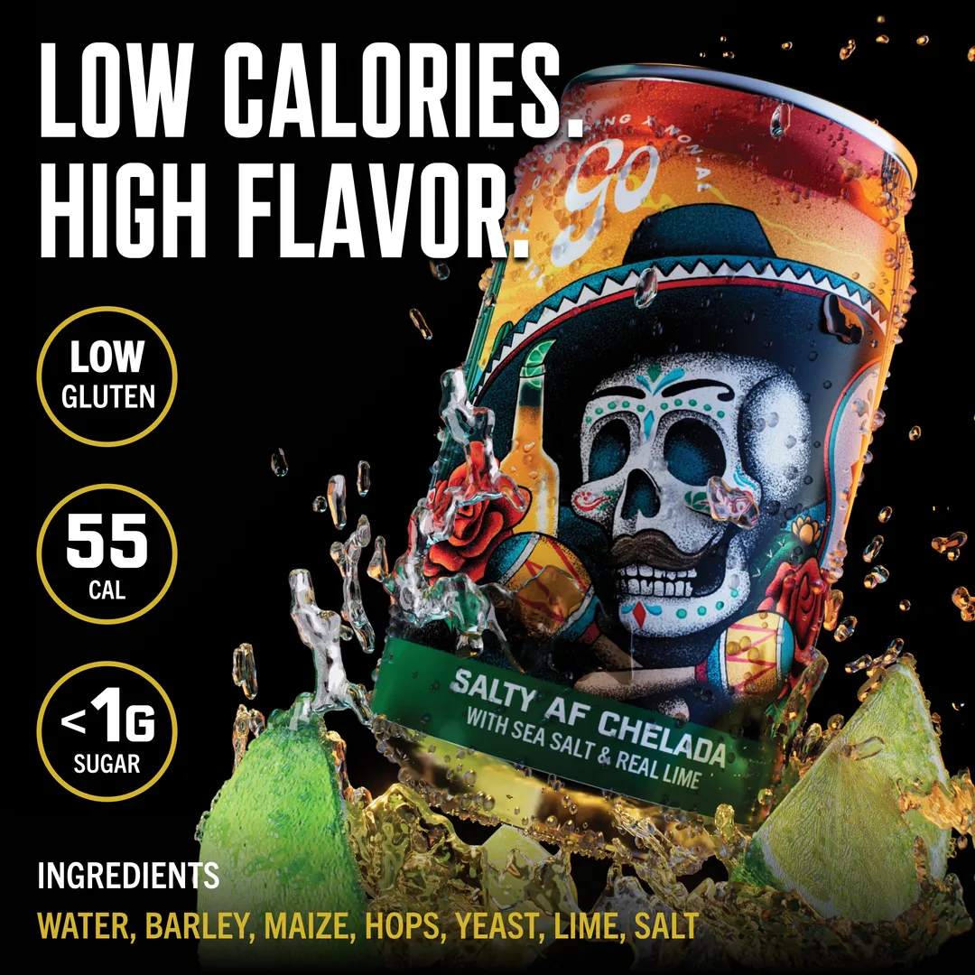 Salty Lime AF Chelada - 24 Pack