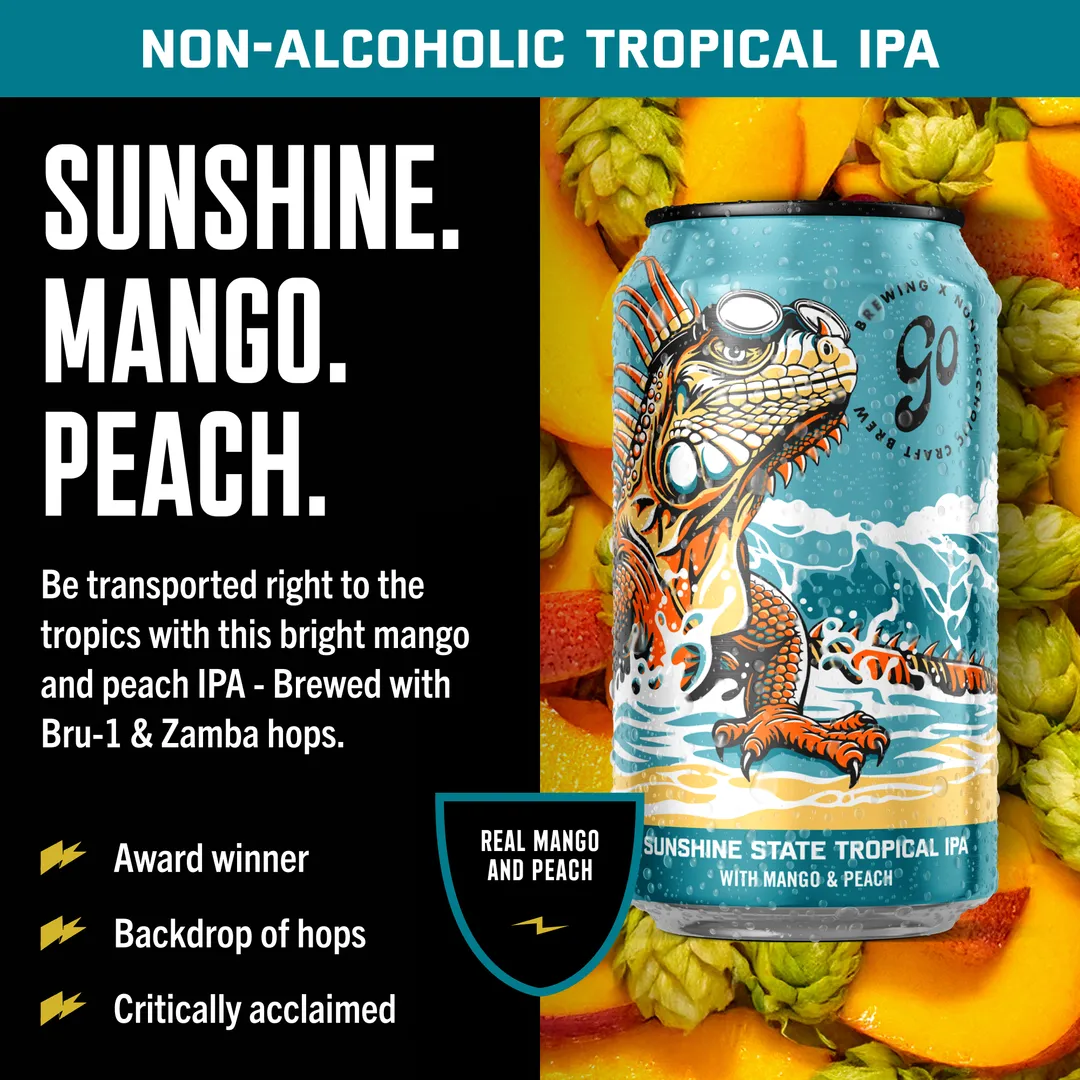 Sunshine State Tropical IPA - Mango & Peach - 24 Pack