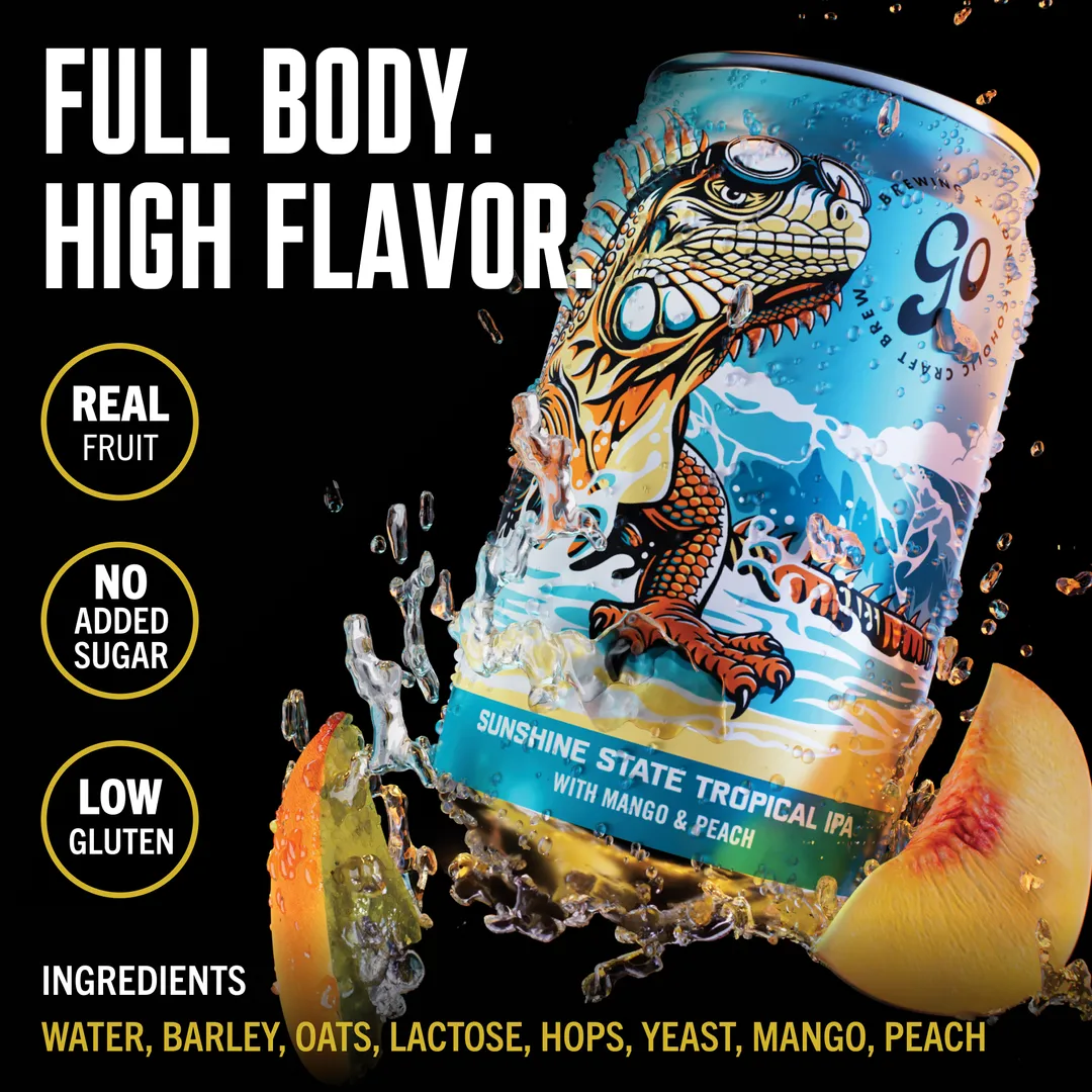 Sunshine State Tropical IPA - Mango & Peach - 6 Pack