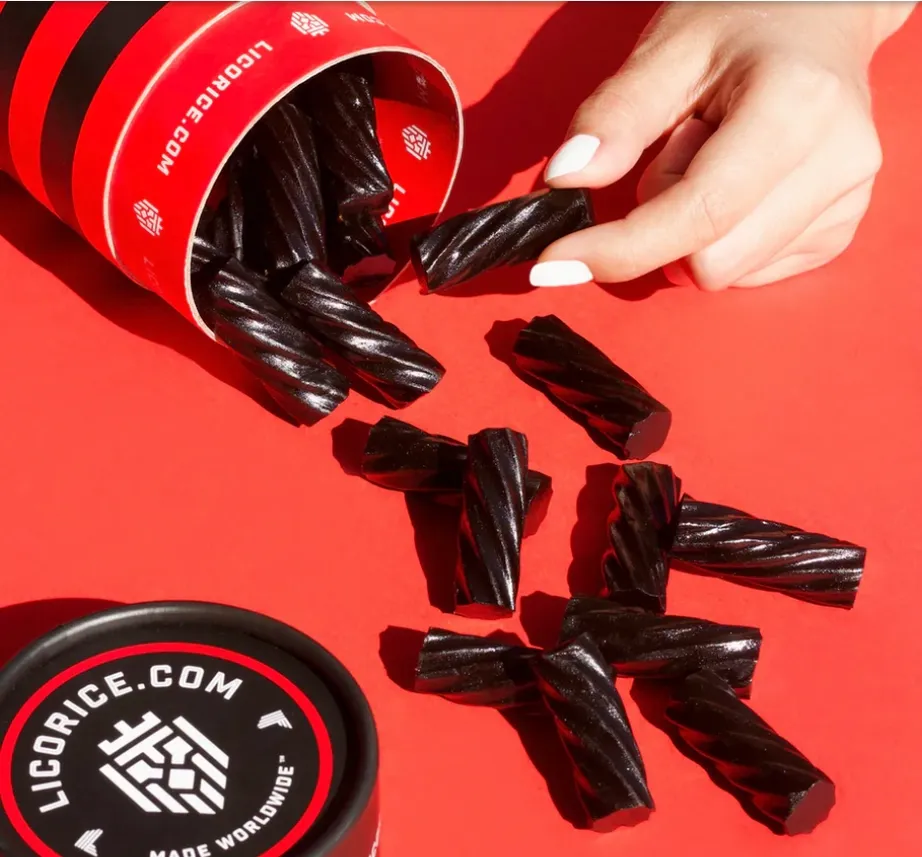 Classic Black Licorice - Australian Twists - (8oz Tube)