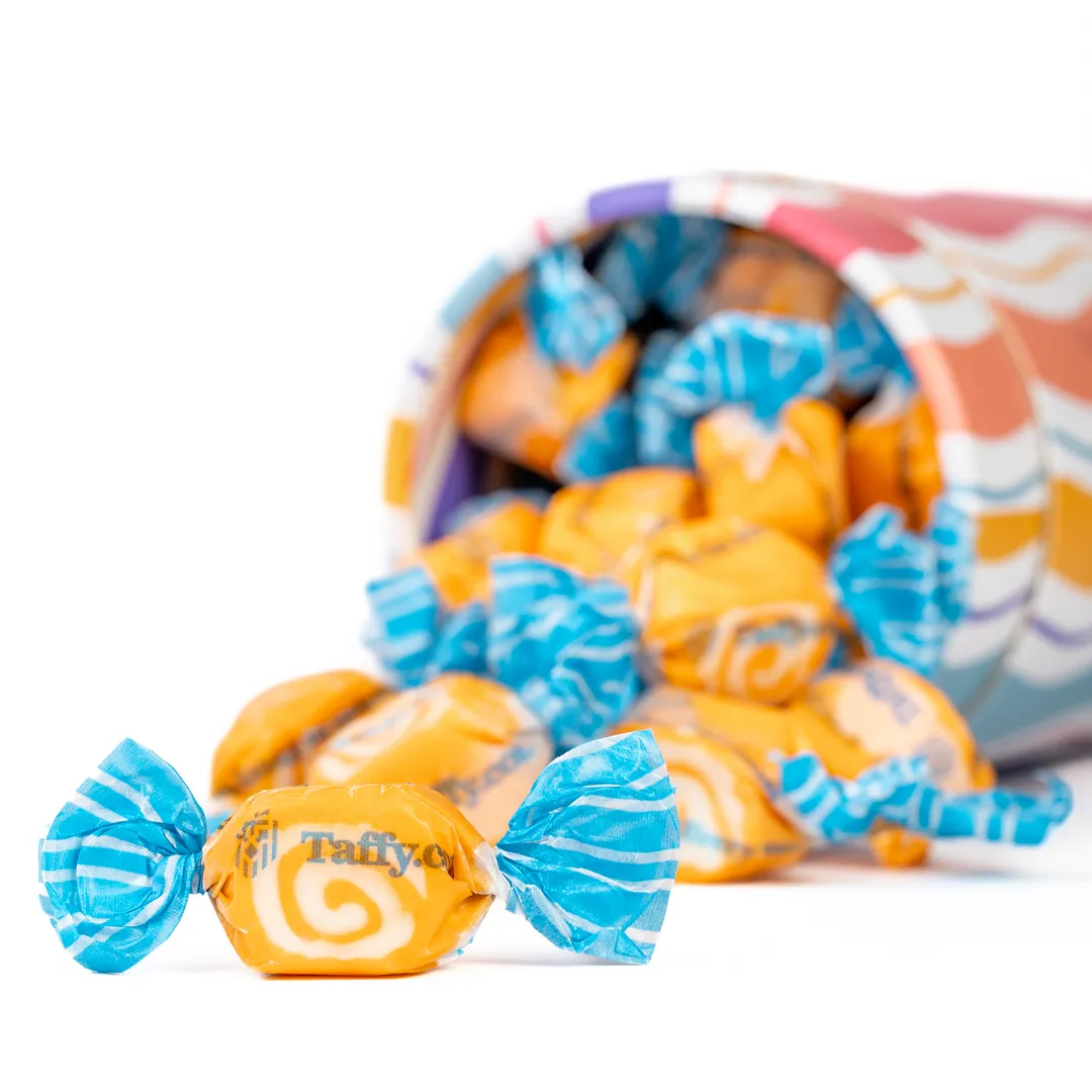 Orange Dreamsicle Saltwater Taffy - (5oz Tube)