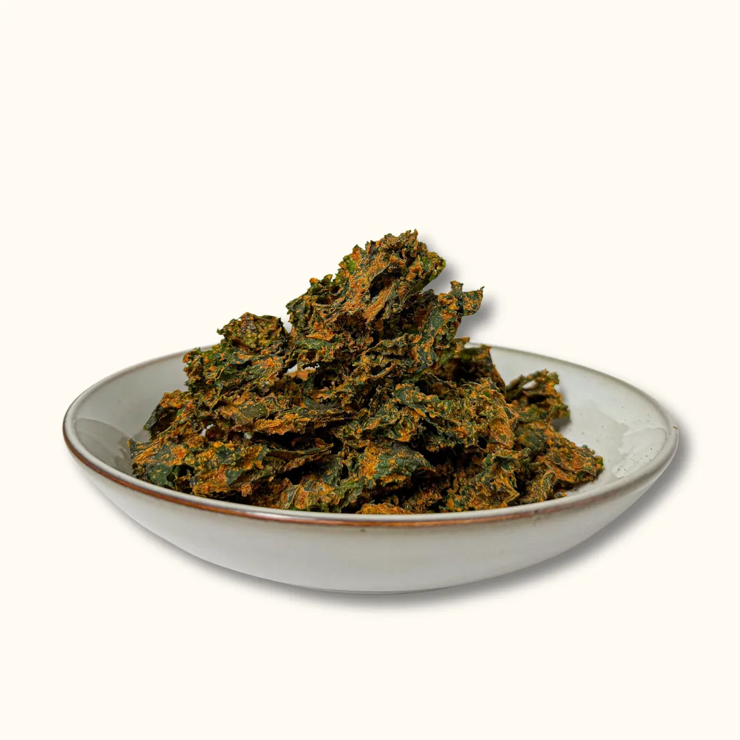 Spicy Red Hot Kale Chips - Vegan, Gluten-Free, Non-GMO