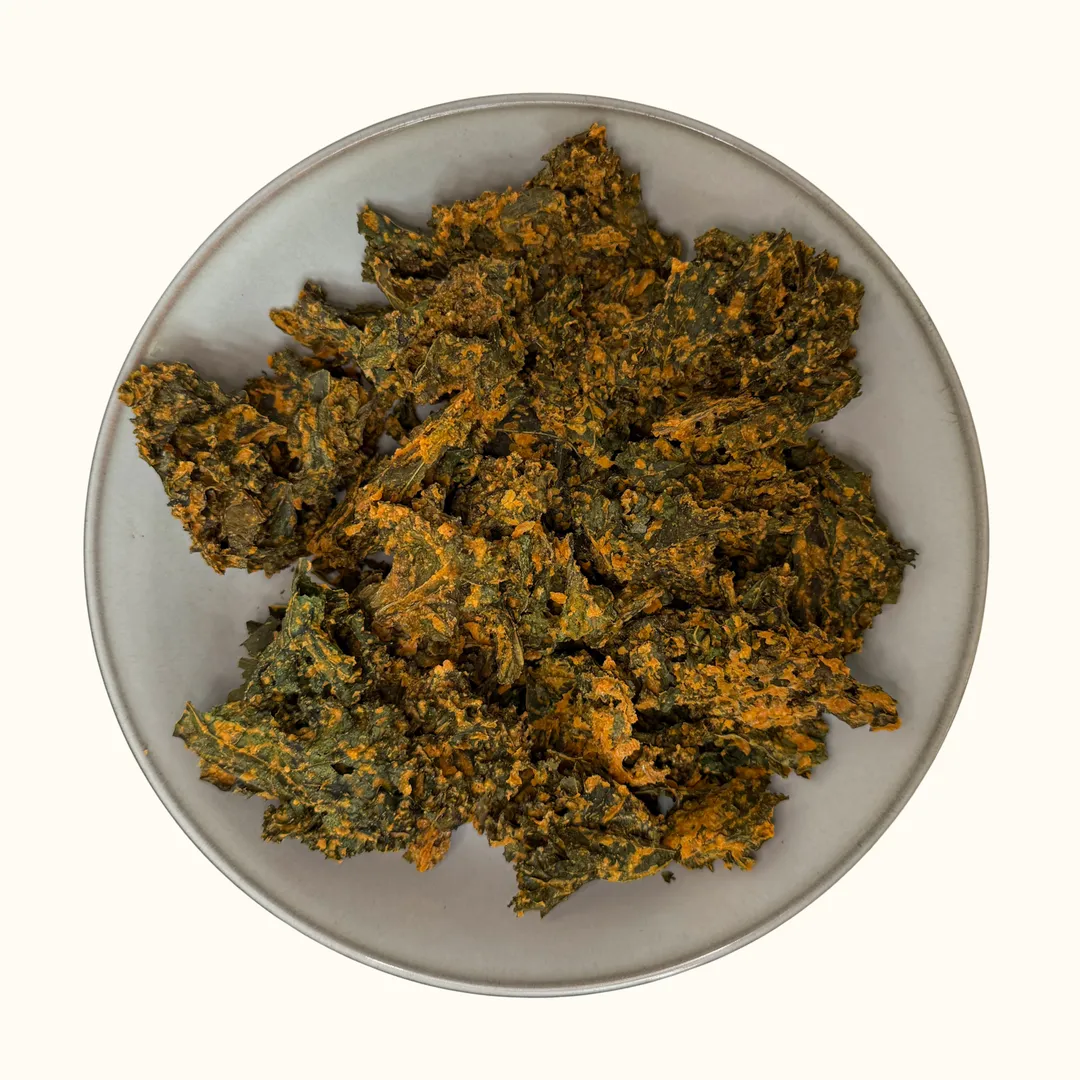 Spicy Red Hot Kale Chips - Vegan, Gluten-Free, Non-GMO