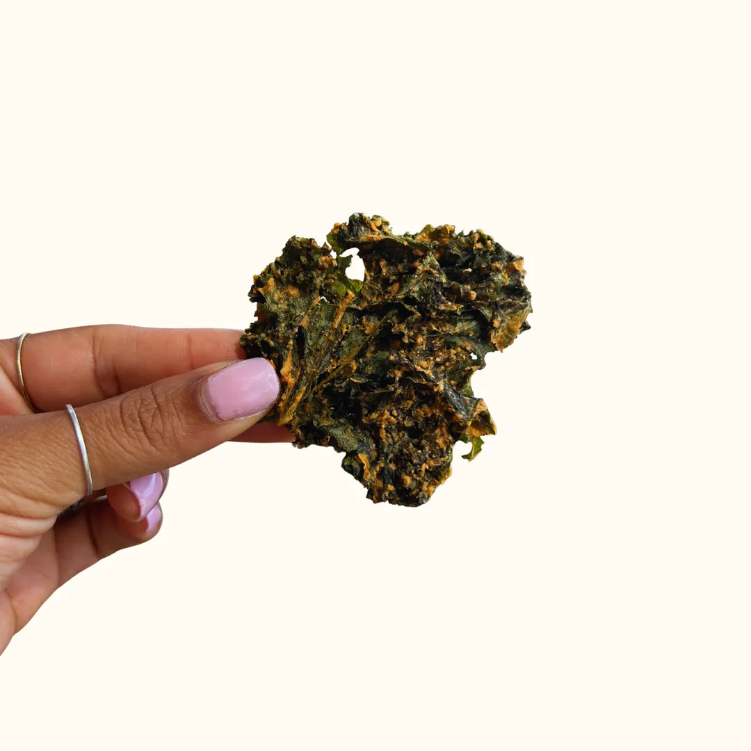Spicy Red Hot Kale Chips - Vegan, Gluten-Free, Non-GMO