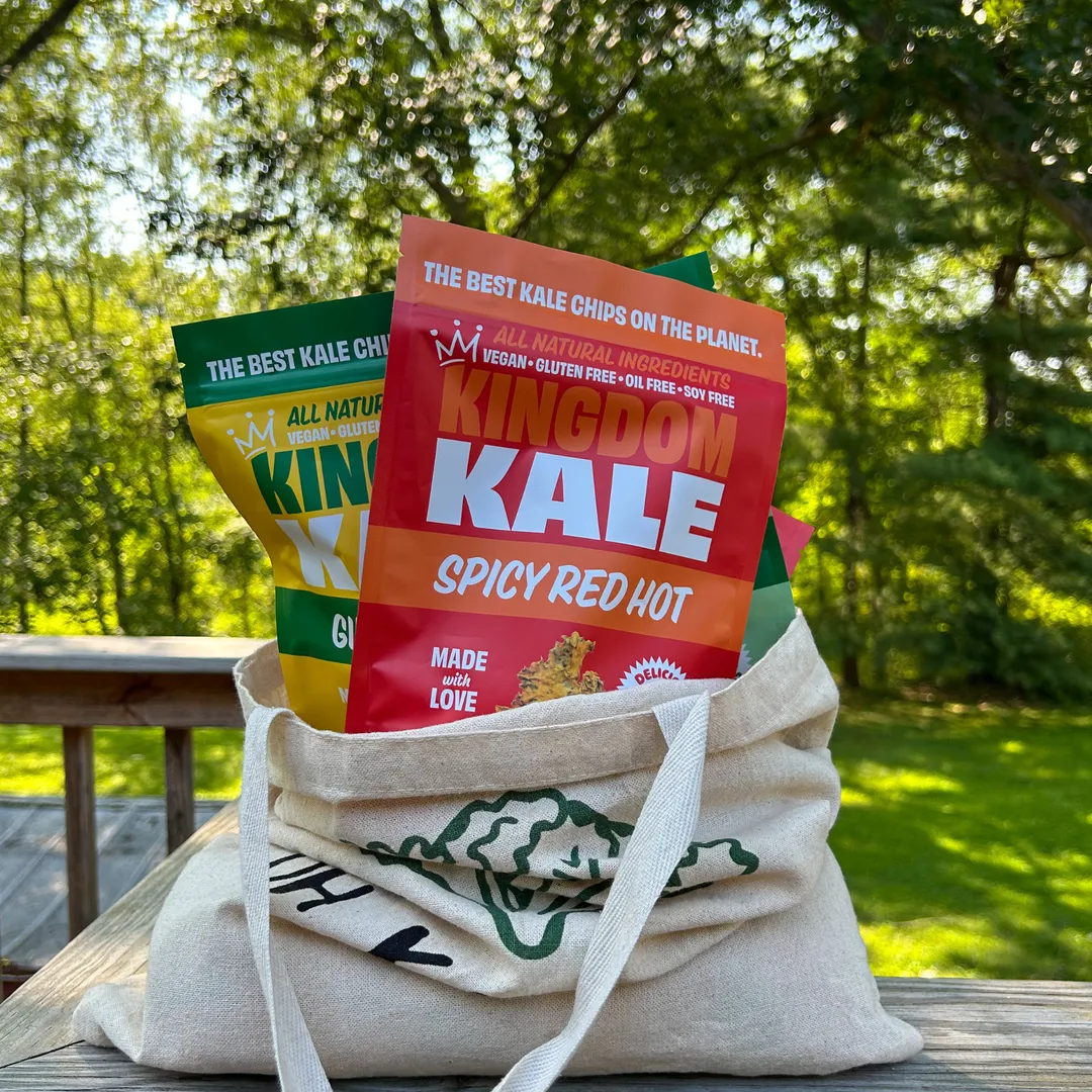 Spicy Red Hot Kale Chips - Vegan, Gluten-Free, Non-GMO