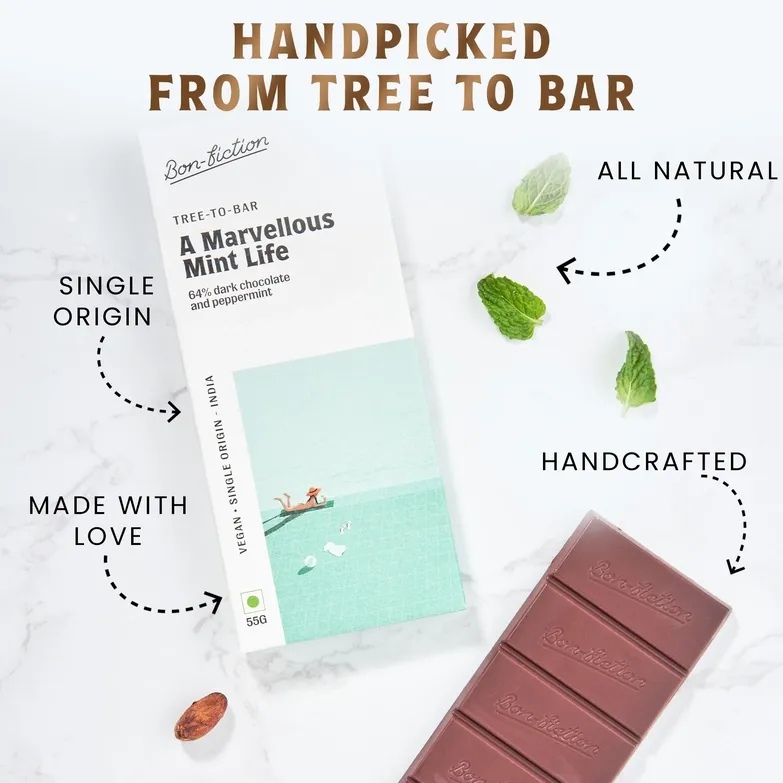 A Marvellous Mint Life - 64% Dark Peppermint Chocolate