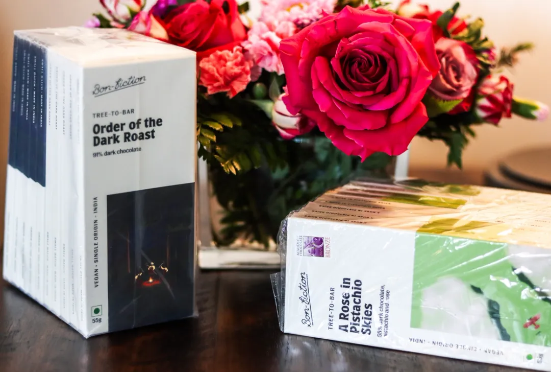A Rose in Pistachio Skies - 55% Dark Rose Pistachio Chocolate