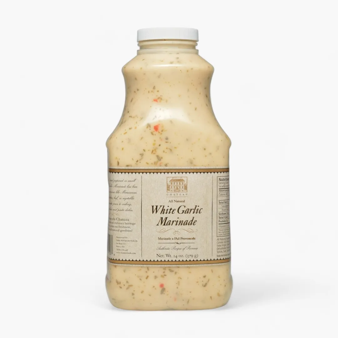 Chateau All-Natural White Garlic Marinade - 1 Gallon