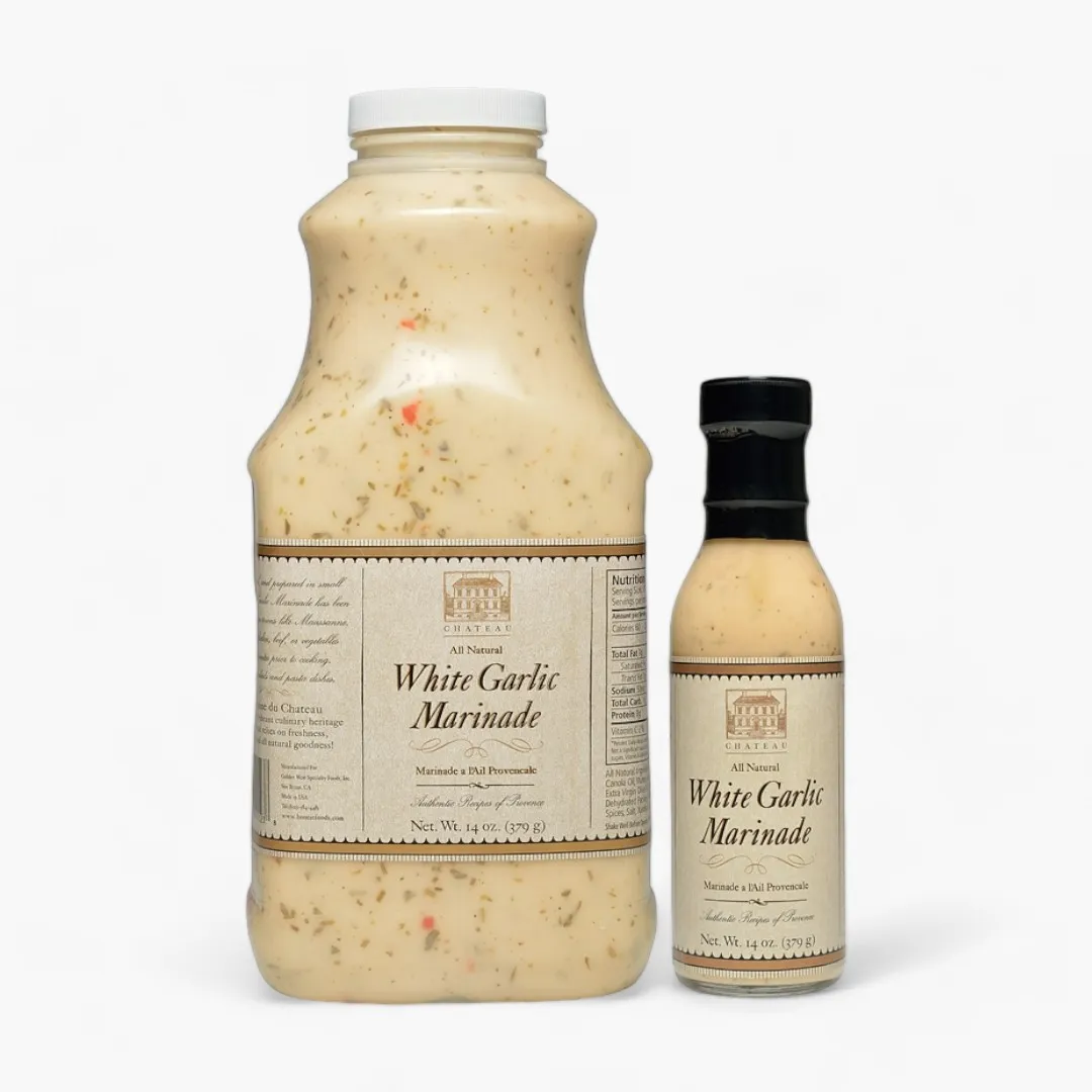 Chateau All-Natural White Garlic Marinade - 1 Gallon