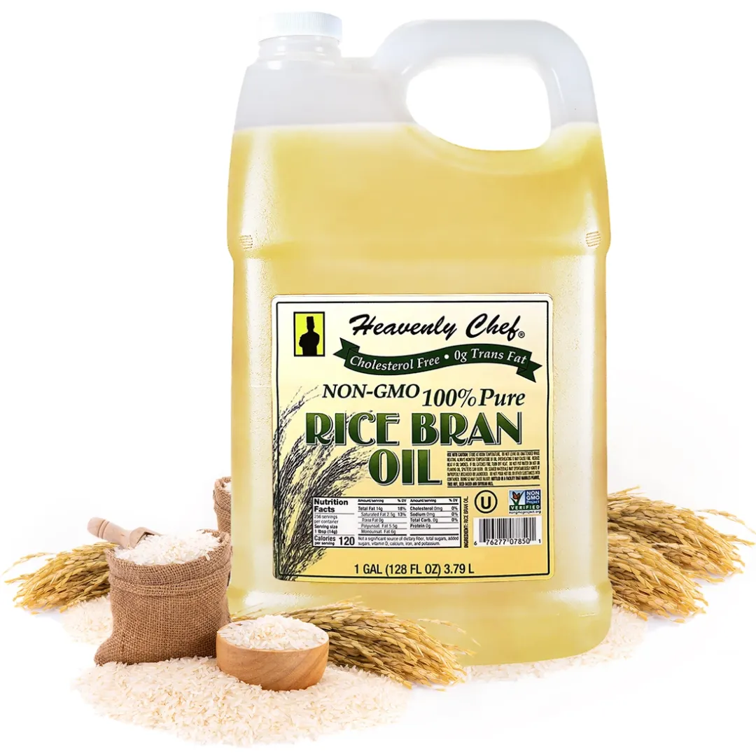 Heavenly Chef Rice Bran Oil - 1 Gallon (128 Fl oz)