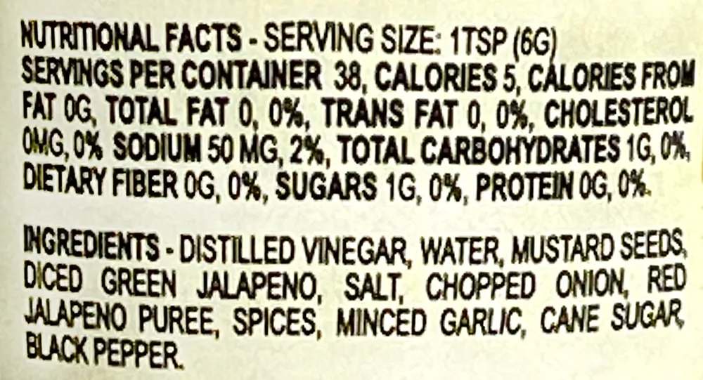 Shemps Old Fashioned Hot & Spicy Mustard - 8 oz