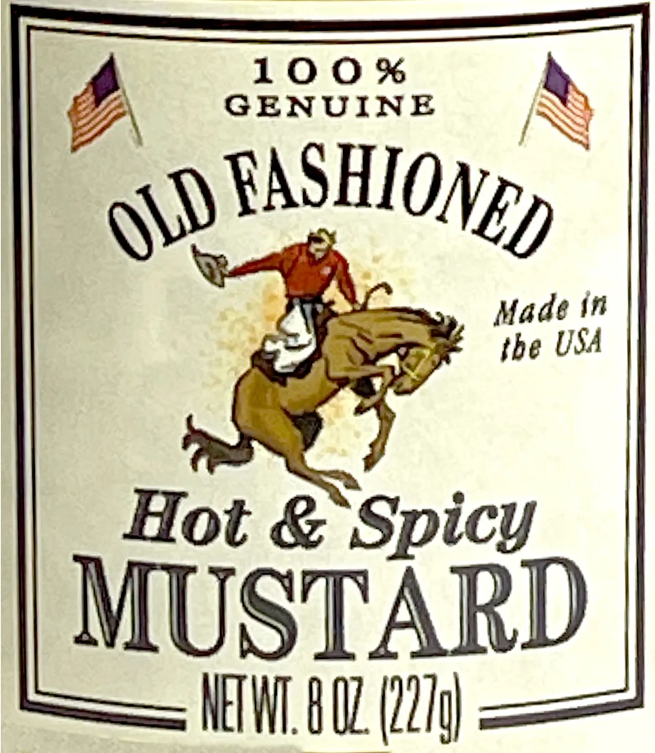 Shemps Old Fashioned Hot & Spicy Mustard - 8 oz