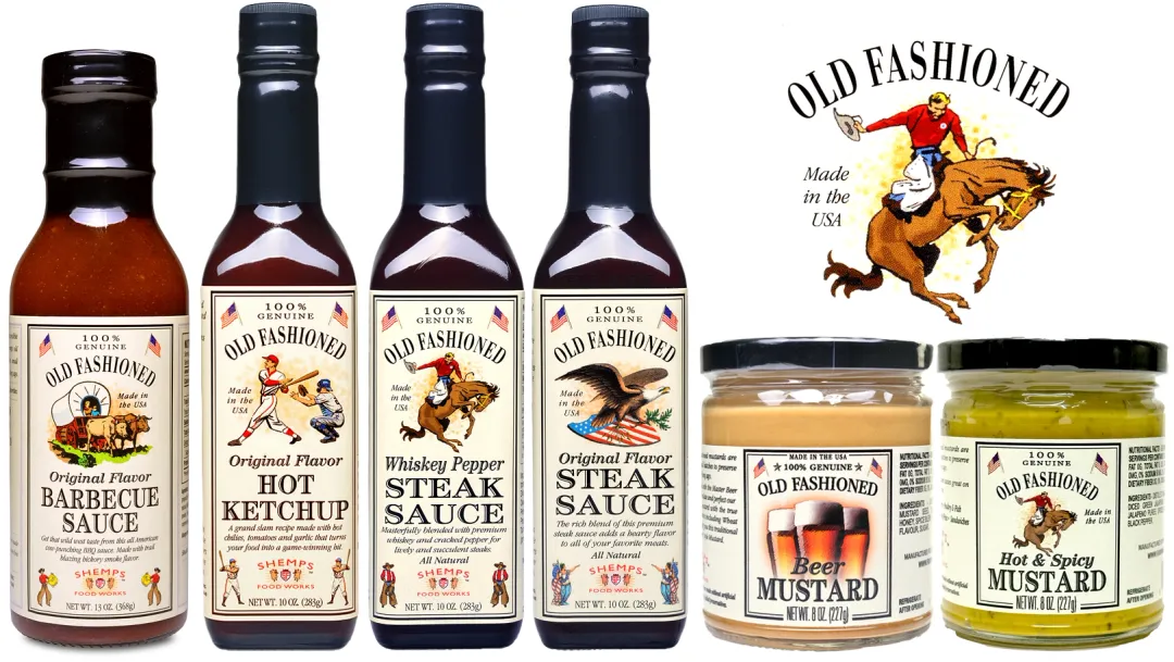 Shemps Old Fashioned Hot & Spicy Mustard - 8 oz