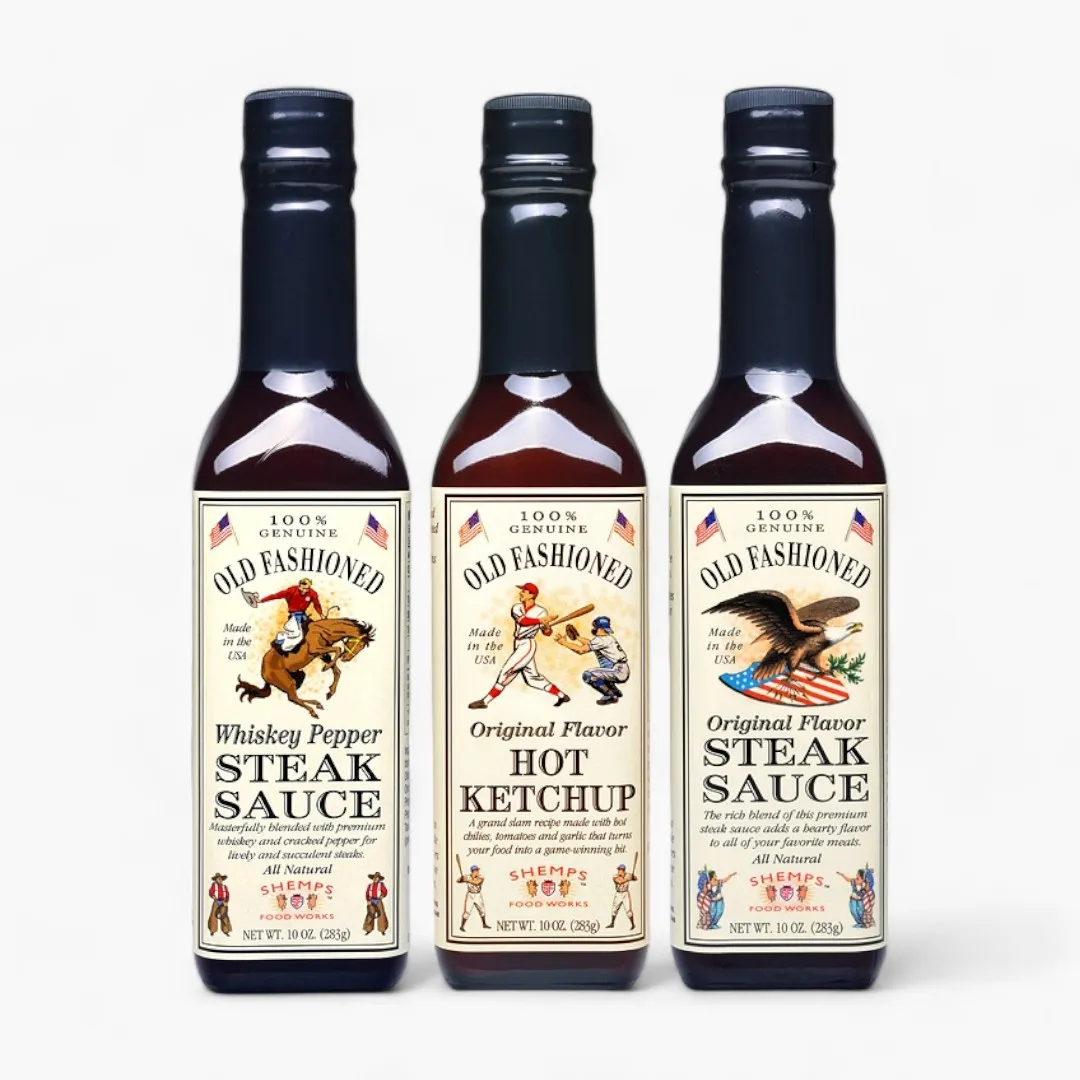 Shemps Old Fashioned Whiskey Pepper Steak Sauce - 10 oz