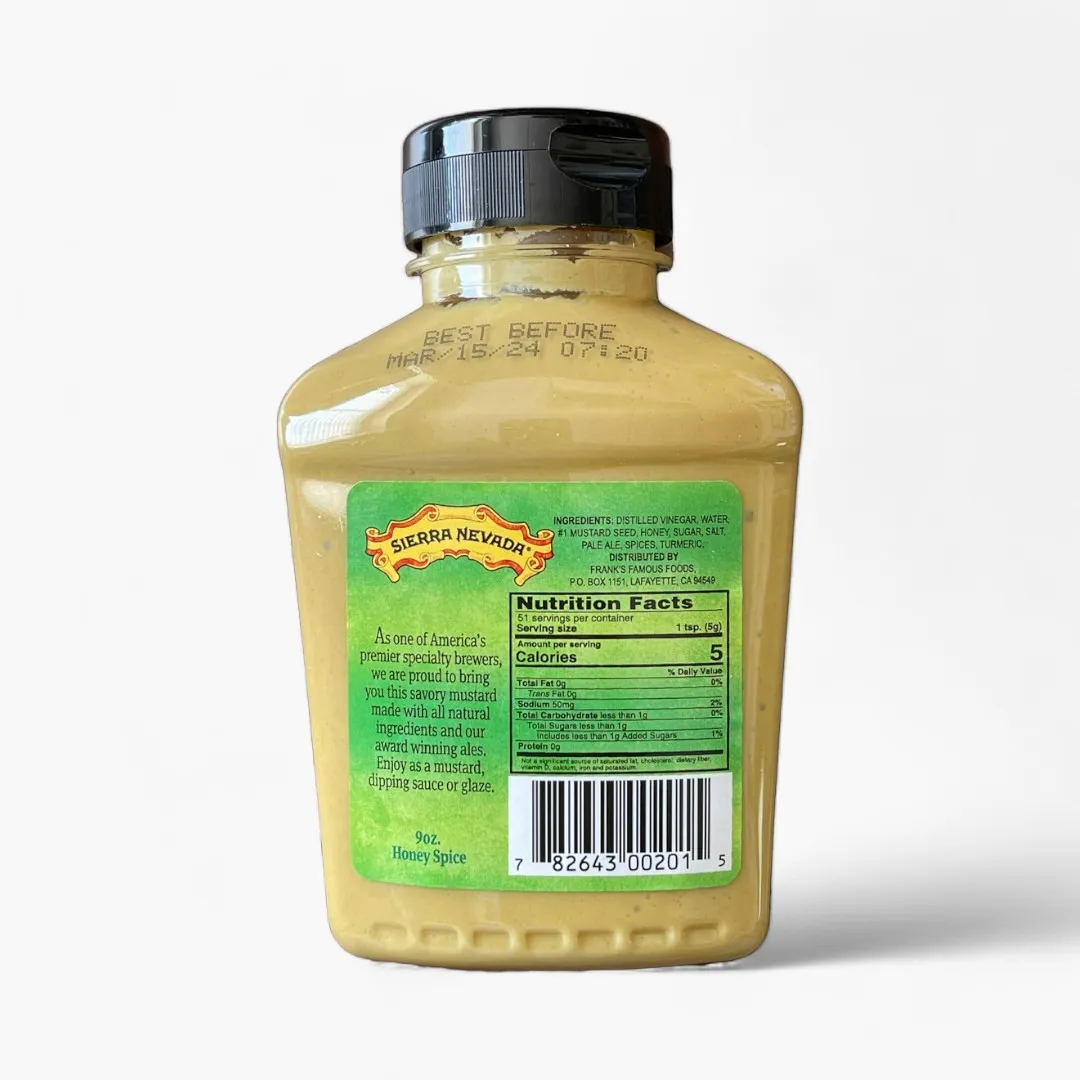 Sierra Nevada Pale Ale & Honey Spice Mustard - 9 oz Squeeze