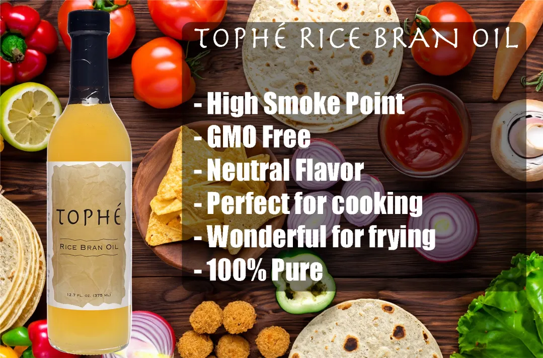 Tophé Pure Rice Bran Oil - 64 oz