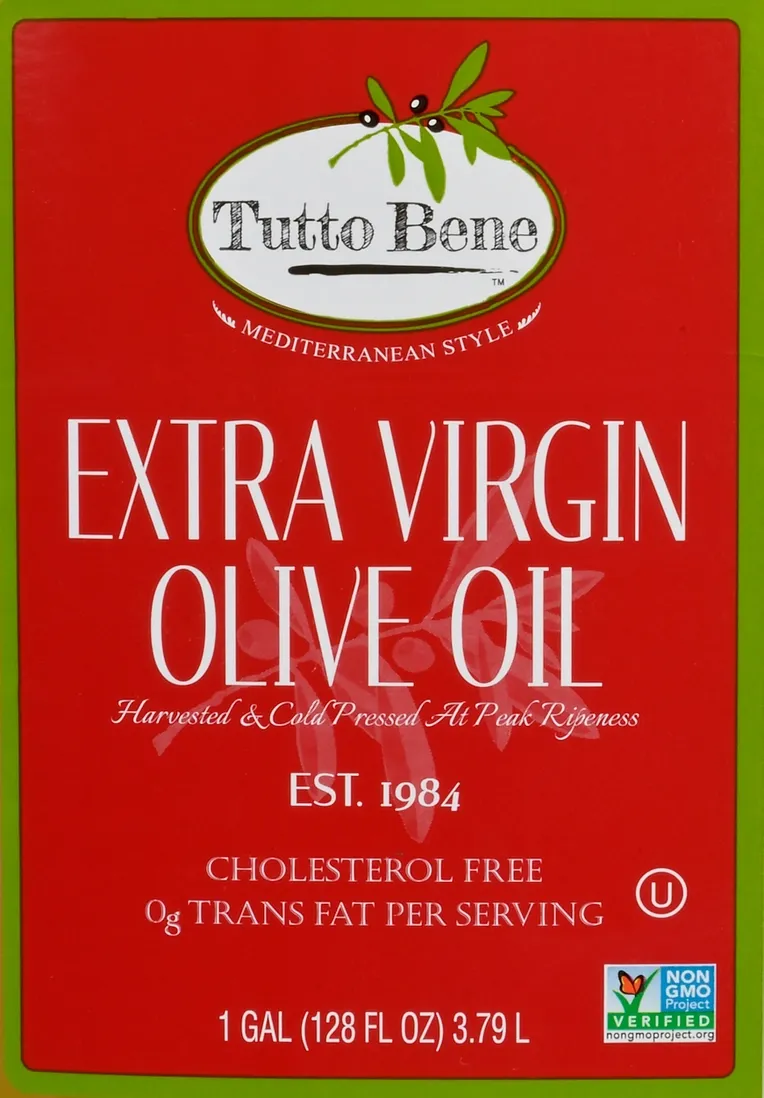 Tutto Bene Extra Virgin Olive Oil - 1 Gallon (128 Ounces)