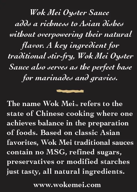 Wok Mei All Natural Oyster Sauce - 8 oz