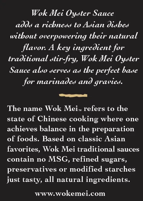Wok Mei Oyster Sauce - 64 oz Food Service Size