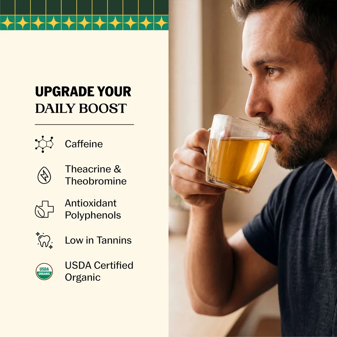 Bold Organic Yaupon Tea • Rich & Toasted
