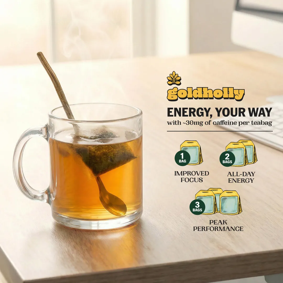 Bold Organic Yaupon Tea • Rich & Toasted