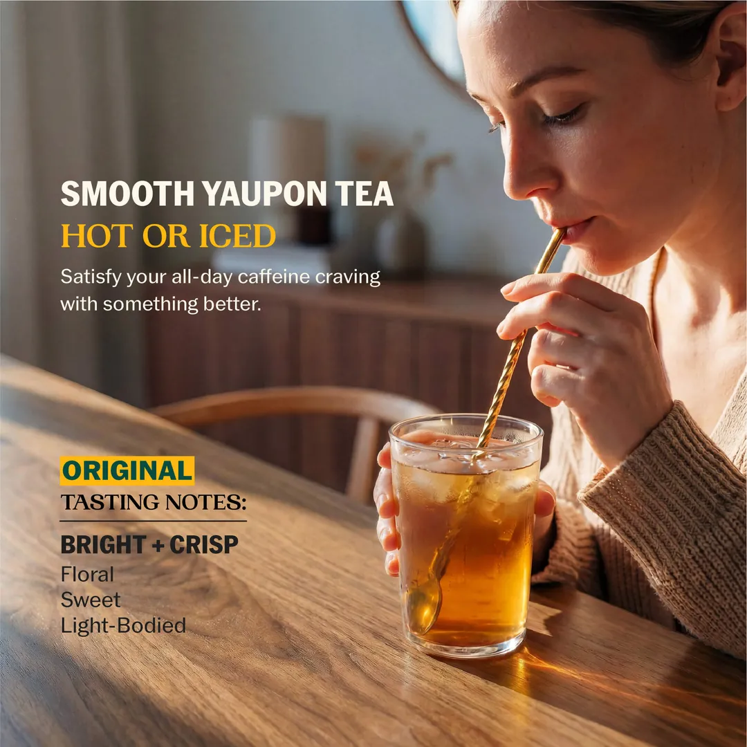Original Organic Yaupon Tea • Bright & Crisp