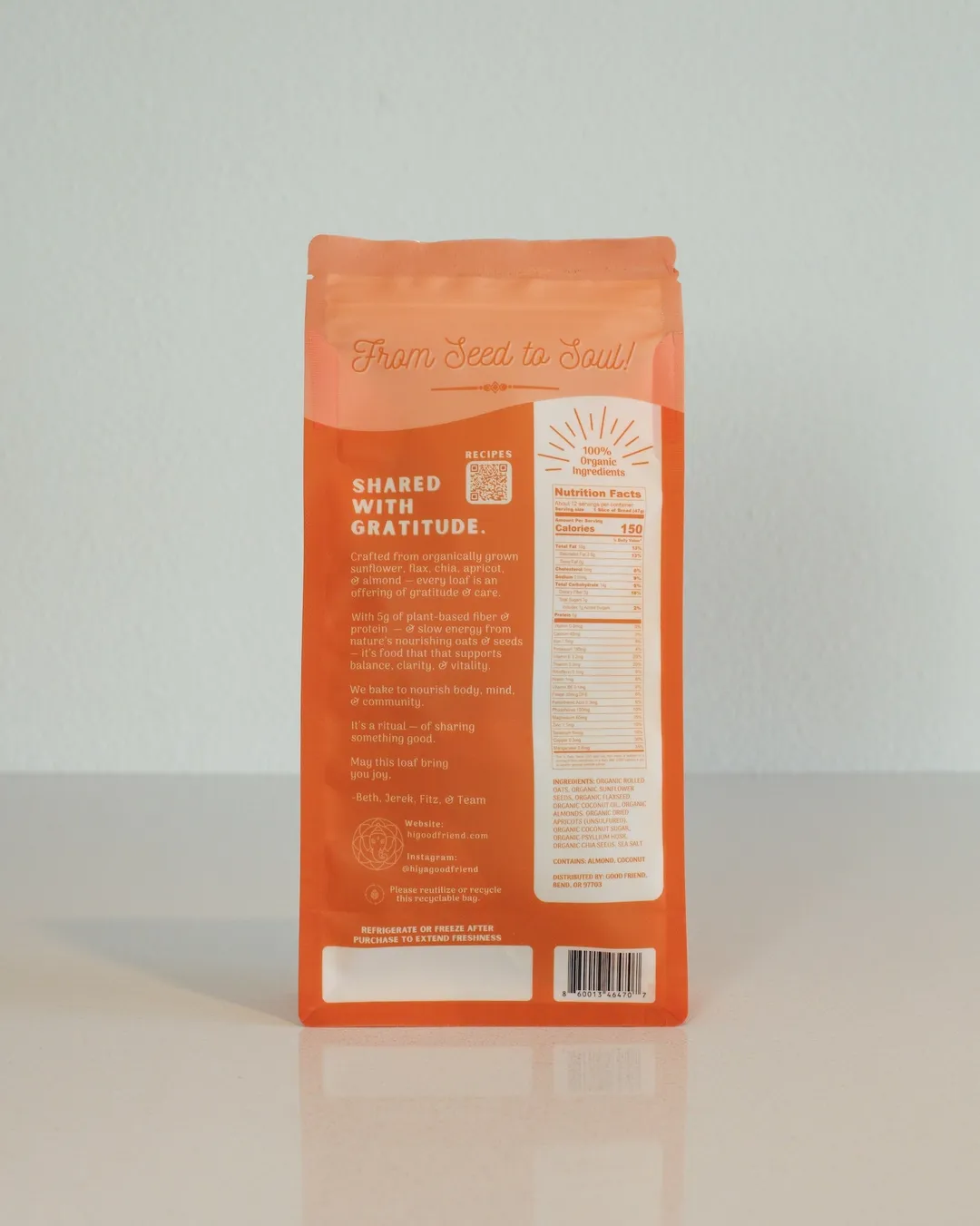 Superseed Bread - Apricot Almond