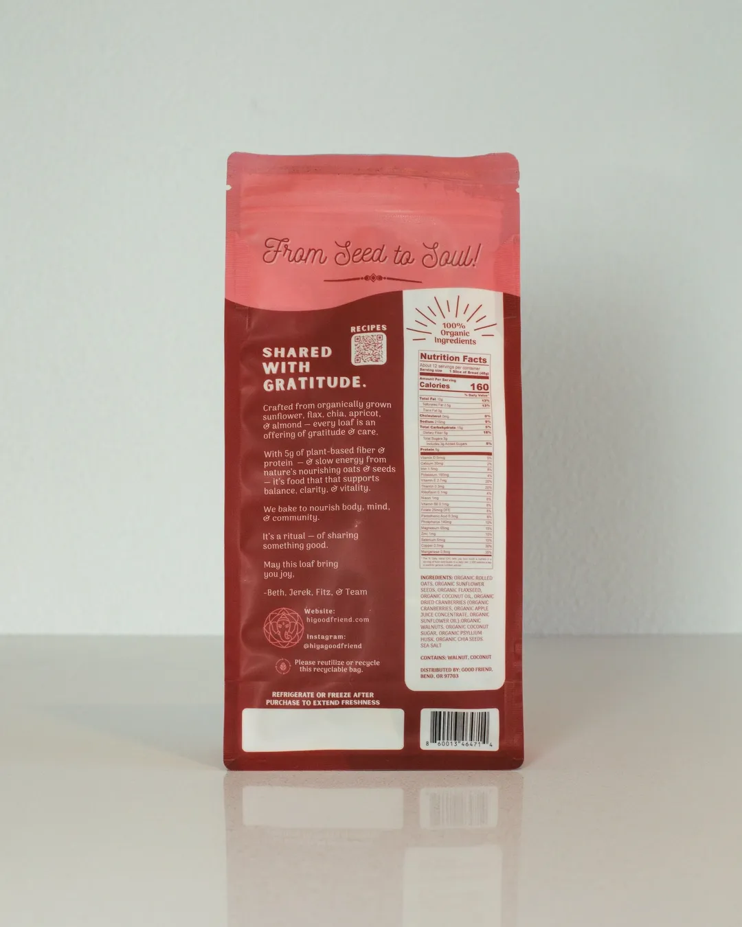 Superseed Bread - Cranberry Walnut